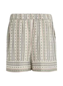 Bermuda Vila Senso beige per donna.