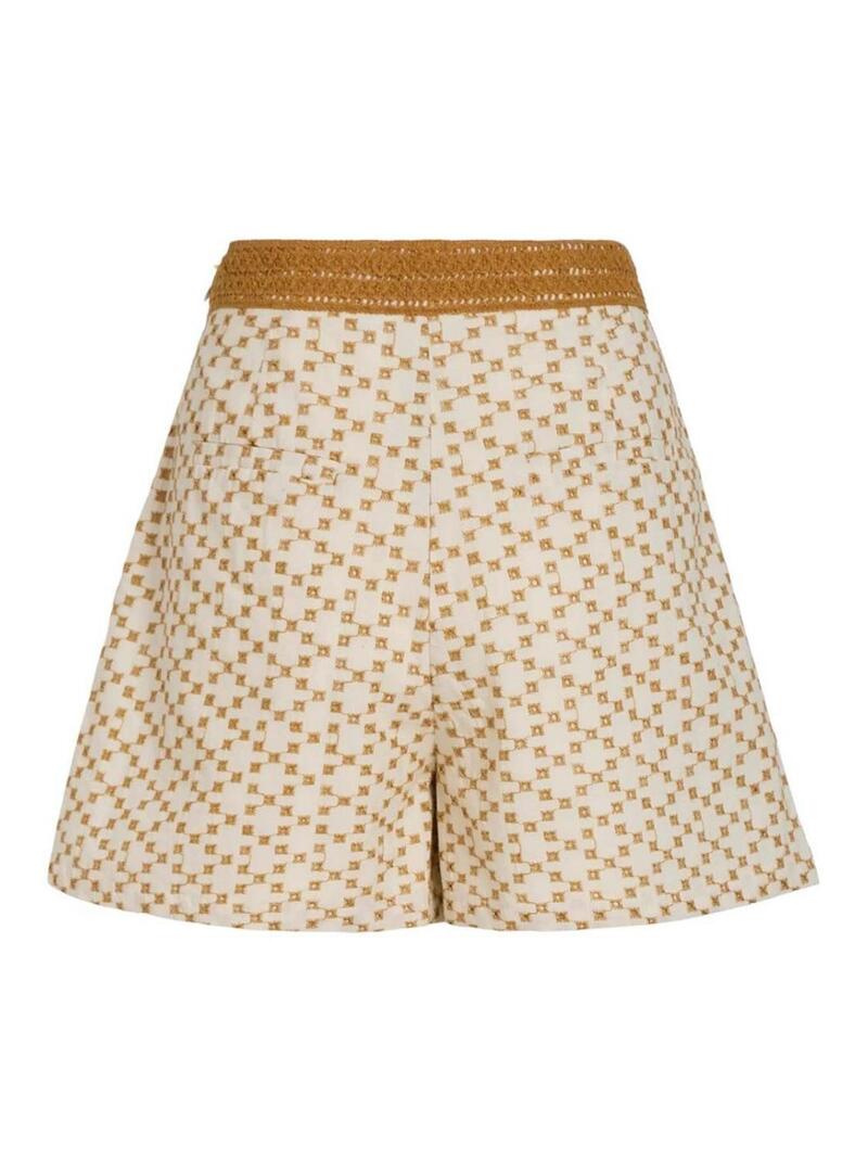 Shorts Vila Sumira cammello per donna