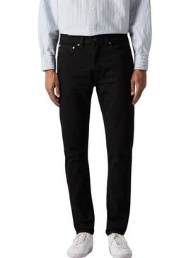 Pantaloni in denim Levis 515 Slim Taper neri da uomo