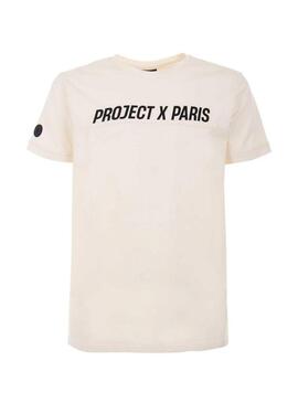 Maglietta Project x Paris Logo beige per uomo