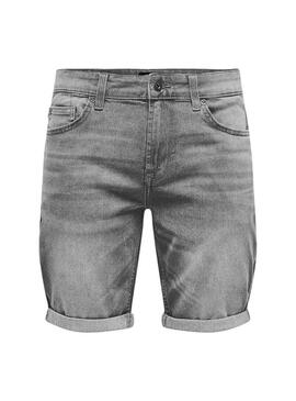 Bermudas Only and Sons Sply grigie per uomo.
