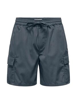 Bermudas Only and Sons Onskal grigie per uomo