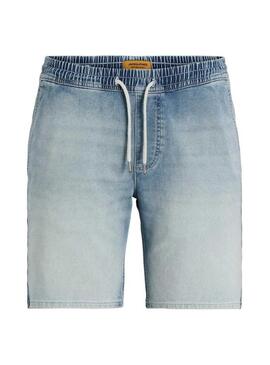 Bermuda Jack and Jones Rick Lane in denim chiaro per uomo.