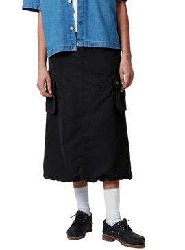 Gonna Carhartt Irwin nera per donna