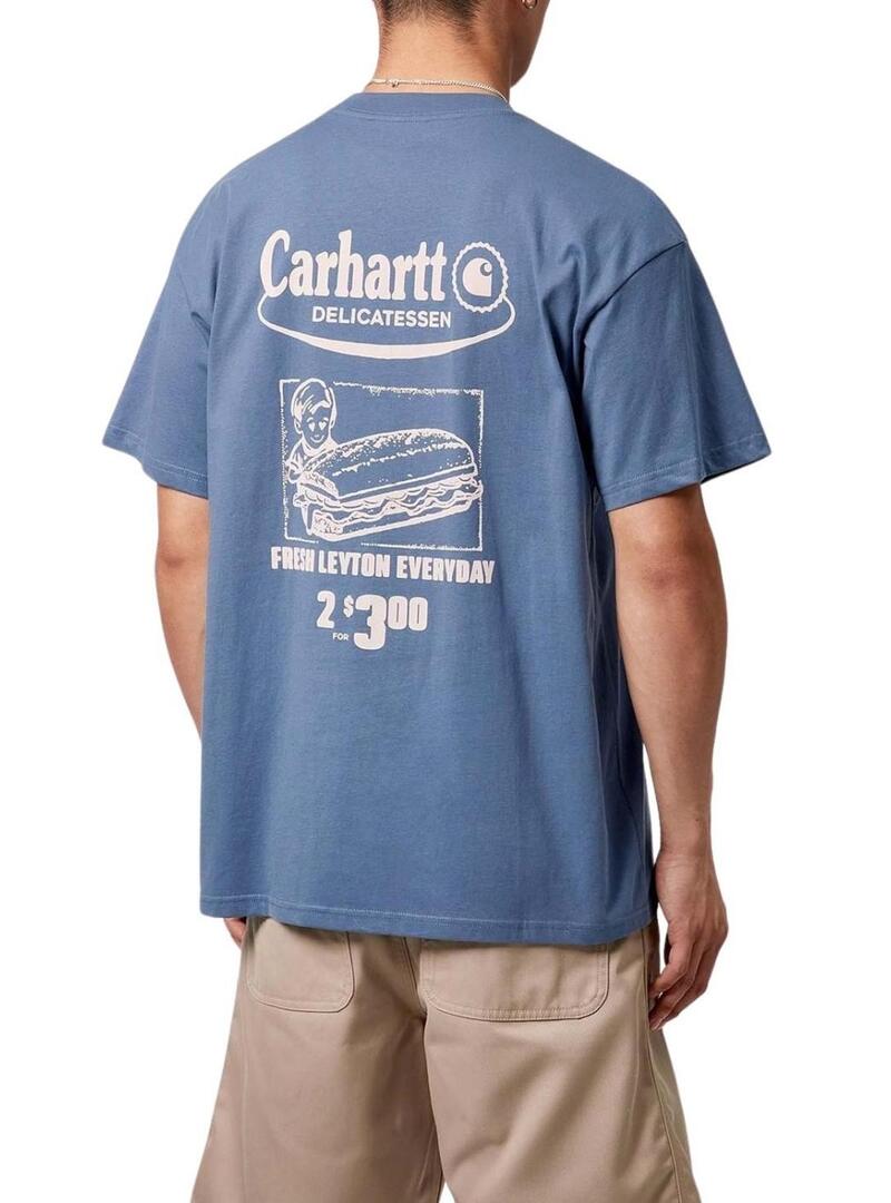 Maglietta Carhartt Catalogue blu per uomo