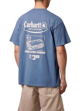 Maglietta Carhartt Catalogue blu per uomo