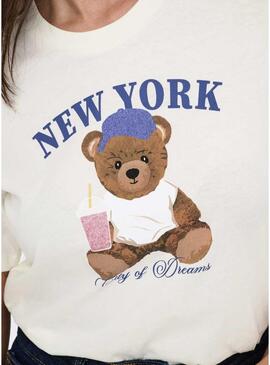Maglietta Only Rosa New York per donna