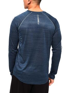 T-Shirt Superdry Active Microvent Blu 