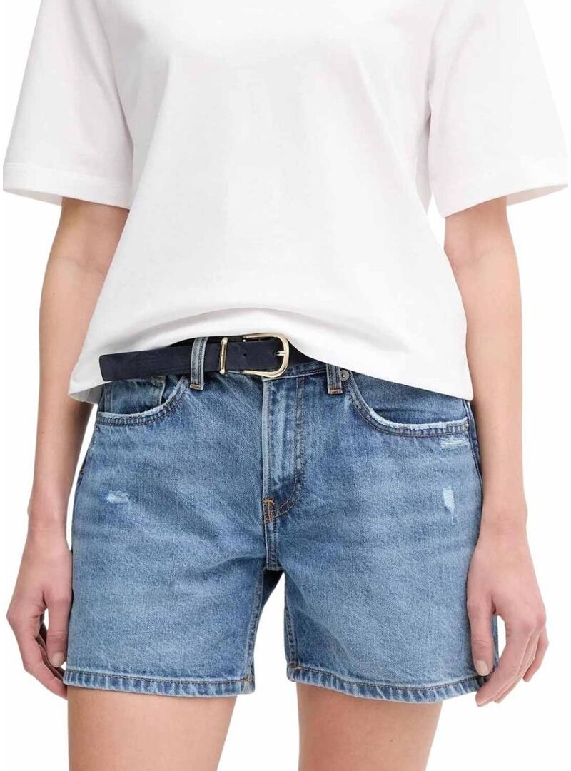 Bermuda Pepe Jeans Mable in denim per donna