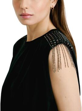 Maglietta Pepe Jeans Vatiana nera per donna