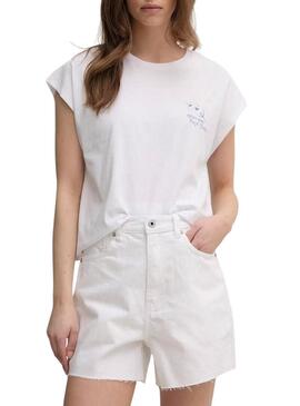 Maglietta Pepe Jeans Virginia bianca per donna