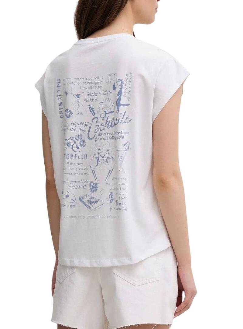 Maglietta Pepe Jeans Virginia bianca per donna