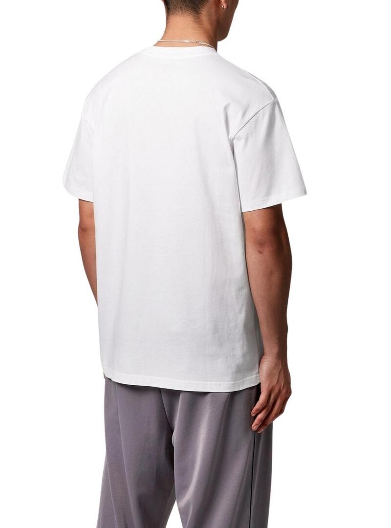 Maglietta Carhartt Pocket Heart bianca per uomo