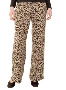 Pantaloni Vila Nerea marrone per donna