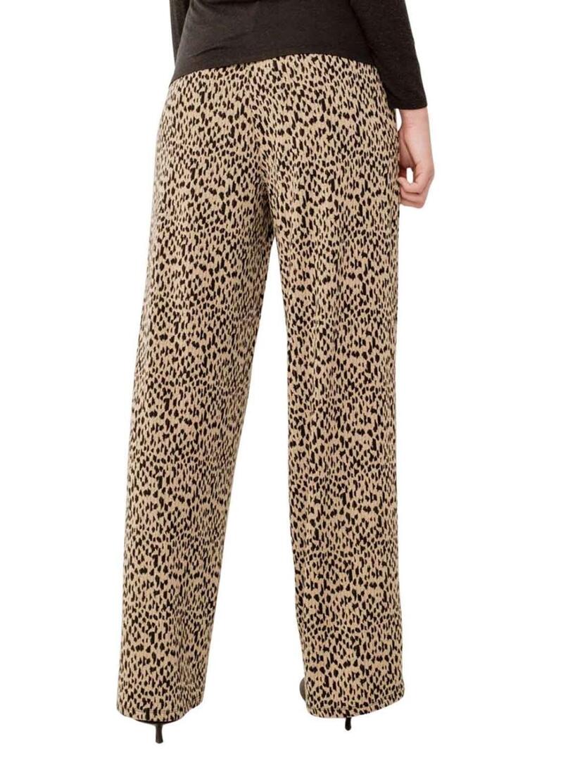 Pantaloni Vila Nerea marrone per donna