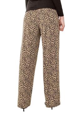 Pantaloni Vila Nerea marrone per donna