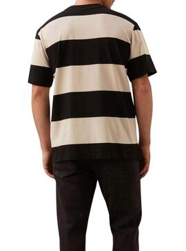 Maglietta a righe Calvin Klein Label per uomo