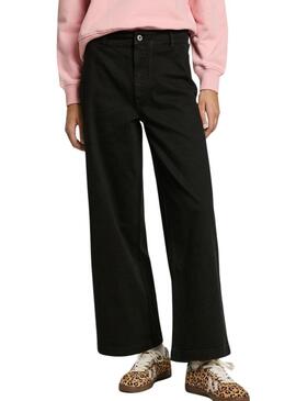 Pantaloni Pepe Jeans Tania neri da donna
