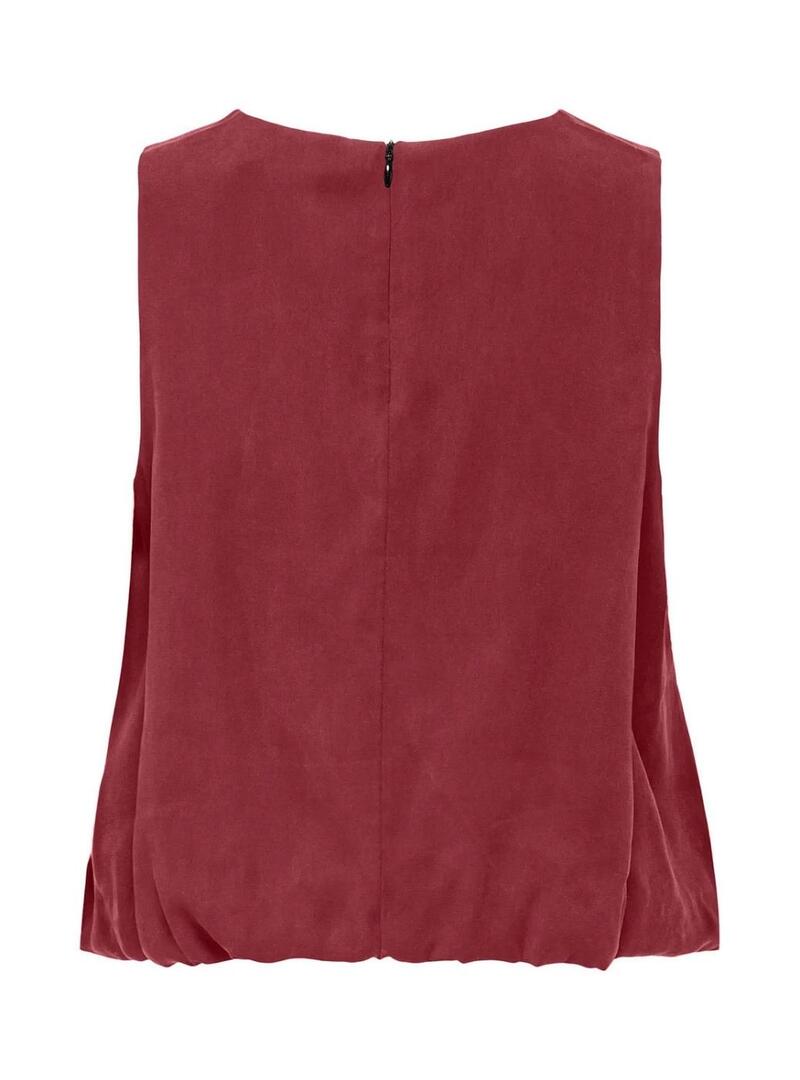 Top Only Nica granata per donna
