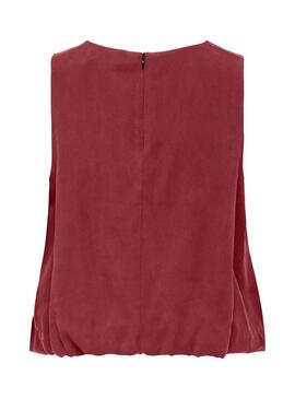 Top Only Nica granata per donna