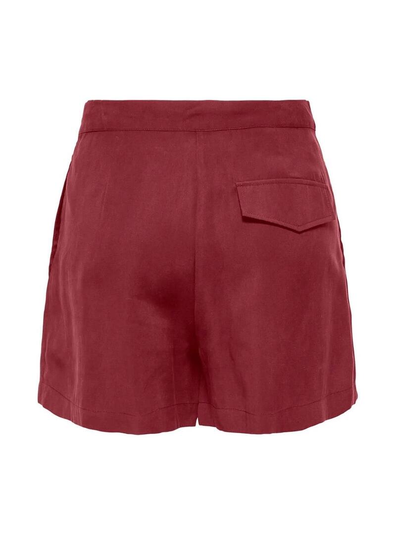 Shorts Only Nica bordeaux per donna.