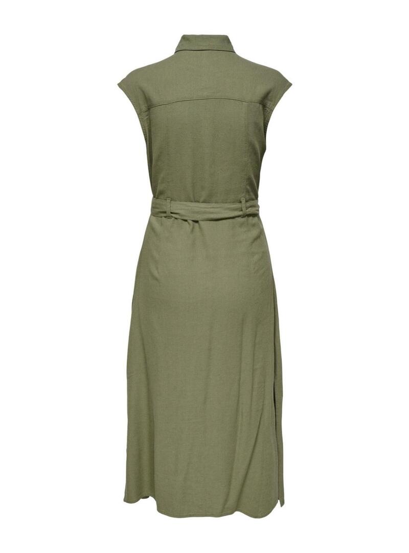 Abito Only and Sons Lima verde per donna
