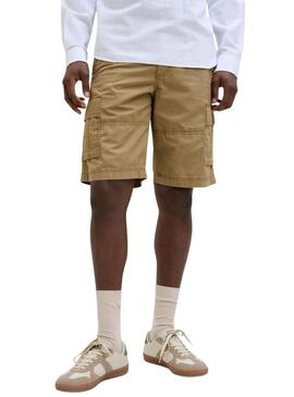 Bermudas Jack and Jones Mateo cammello per uomo