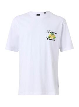 Maglietta Only and Sons Keane Limone bianco per uomo