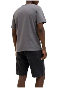 Maglietta Jack and Jones Jaxon grigia per uomo