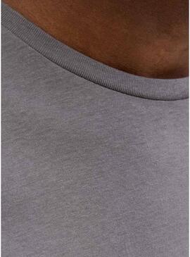 Maglietta Jack and Jones Jaxon grigia per uomo