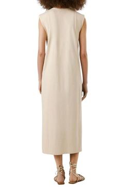 Abito Pepe Jeans Ari beige per donna