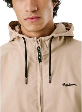 Giacca Pepe Jeans Monson beige per uomo