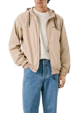 Giacca Pepe Jeans Monson beige per uomo