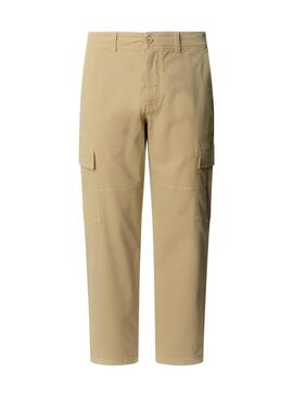 Pantaloni cargo beige Pepe Jeans per uomo.