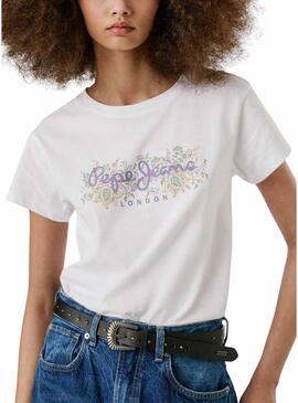Maglietta Pepe Jeans Ava bianca per donna