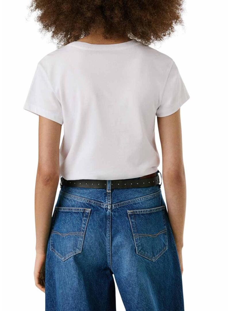 Maglietta Pepe Jeans Ava bianca per donna