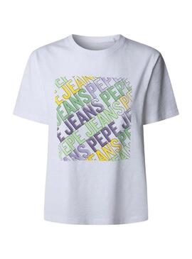 Maglia Pepe Jeans Amelia bianca per donna