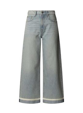 Pantaloni in jeans Pepe Jeans Wide Trun Up per donna