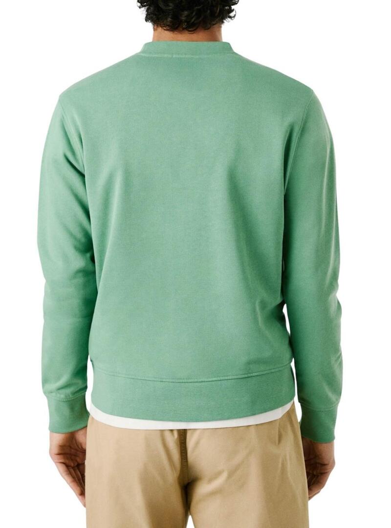 Felpa Pepe Jeans Milton verde per uomo