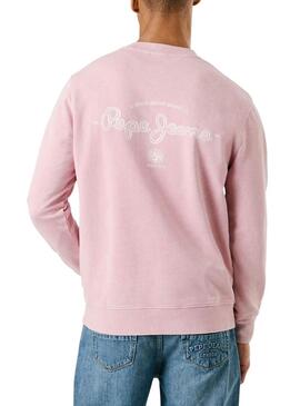 Felpa Pepe Jeans Terrel rosa per uomo
