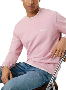 Felpa Pepe Jeans Terrel rosa per uomo