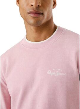 Felpa Pepe Jeans Terrel rosa per uomo