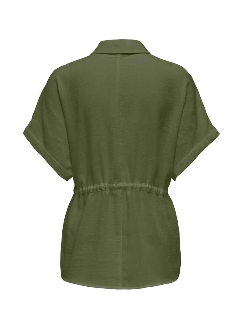 Camicia Only Emmia verde per donna