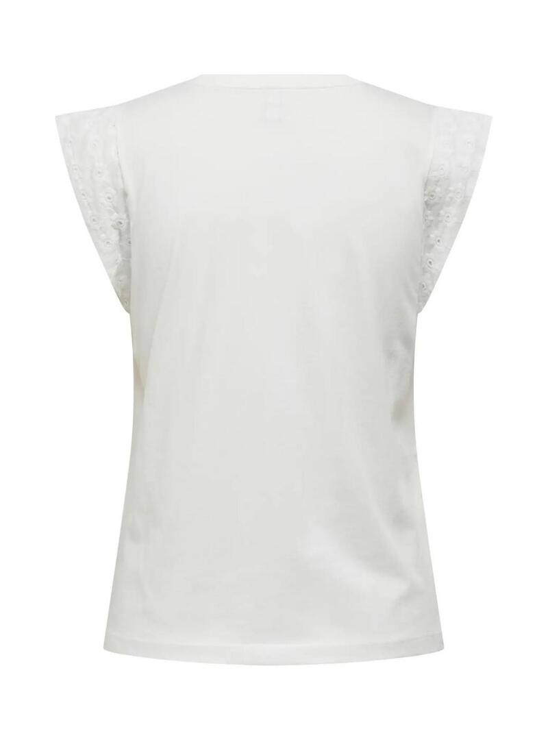 Maglietta Only Henriette bianca per donna