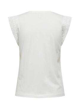 Maglietta Only Henriette bianca per donna