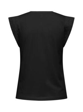 Maglietta Only Henriette nera da donna