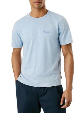 Maglietta Pepe Jeans Terell blu per uomo