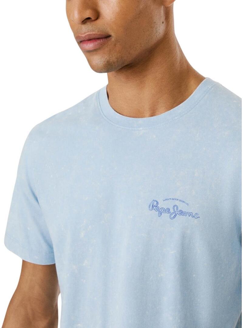 Maglietta Pepe Jeans Terell blu per uomo