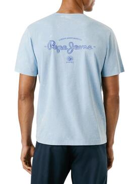 Maglietta Pepe Jeans Terell blu per uomo