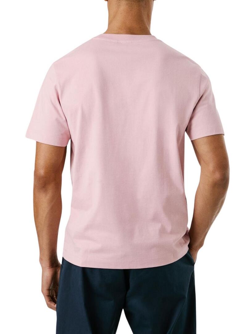 Maglietta Pepe Jeans Milton rosa per uomo